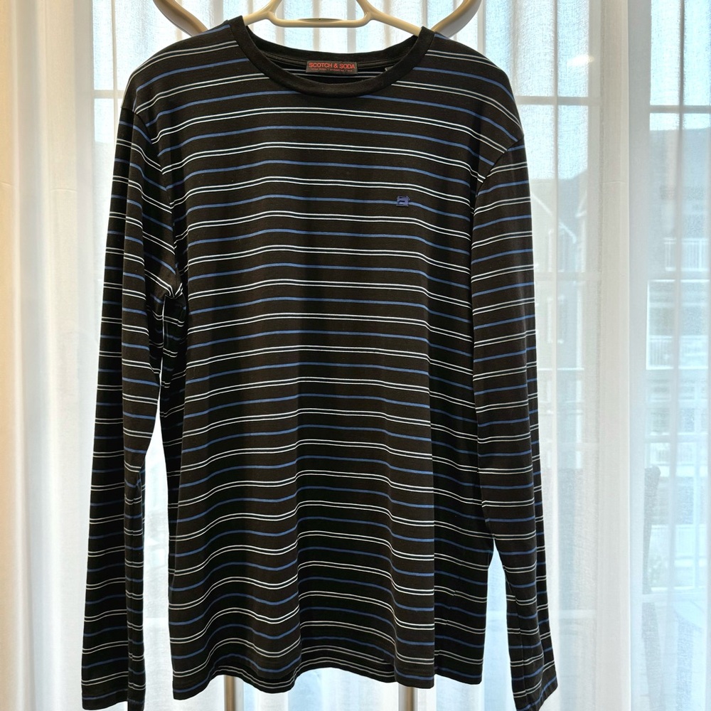 Striped Long Sleeve Scotch & Soda T-Shirt